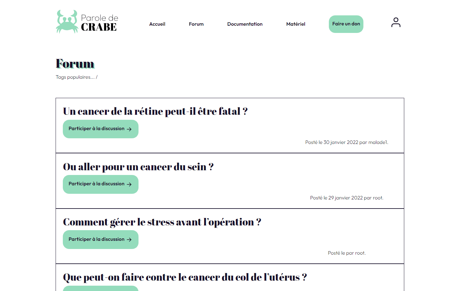 <Parole de crabe> image 1